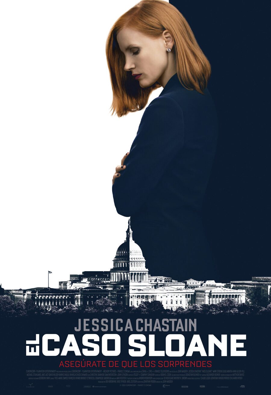 Cartel de Sola Contra El Poder (Miss Sloane) - España