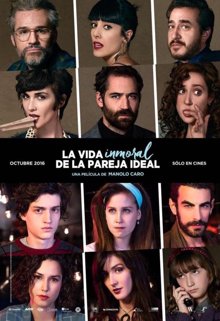 Cartel de La vida inmoral de la pareja ideal - México #2