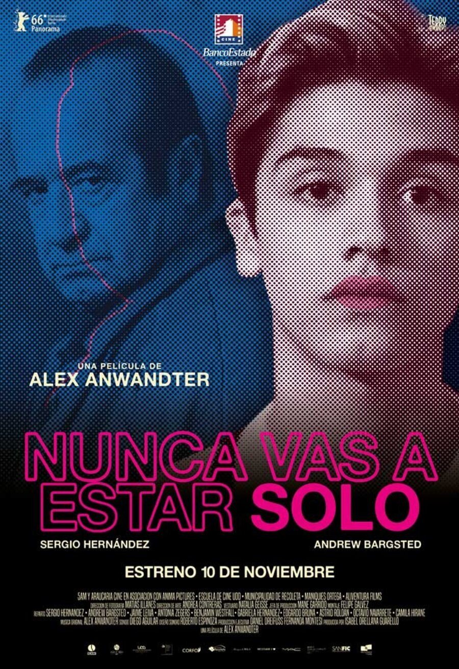 Cartel de Nunca Vas A Estar Solo - Póster chileno 2