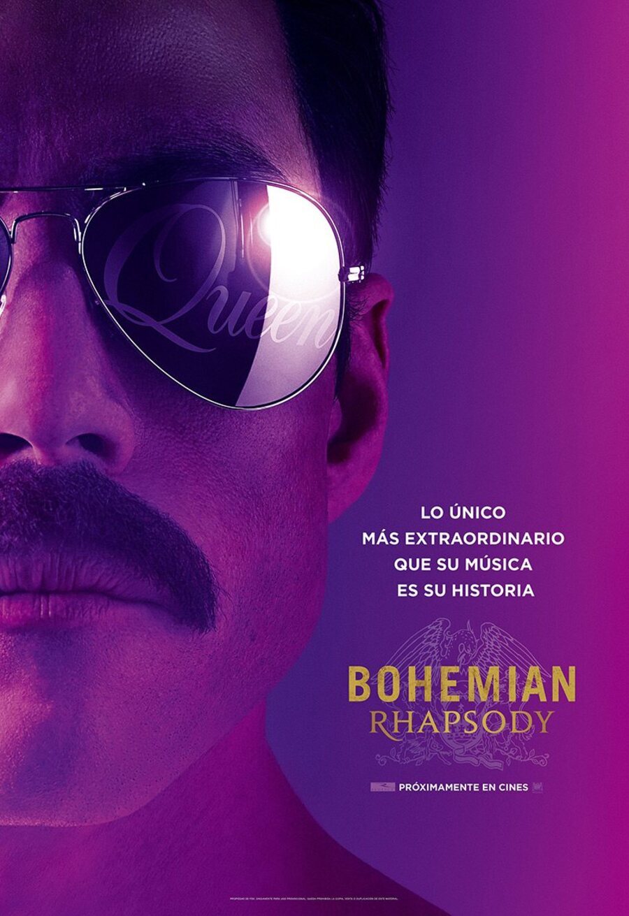 Cartel de Bohemian Rhapsody, la historia de Freddie Mercury - Póster España