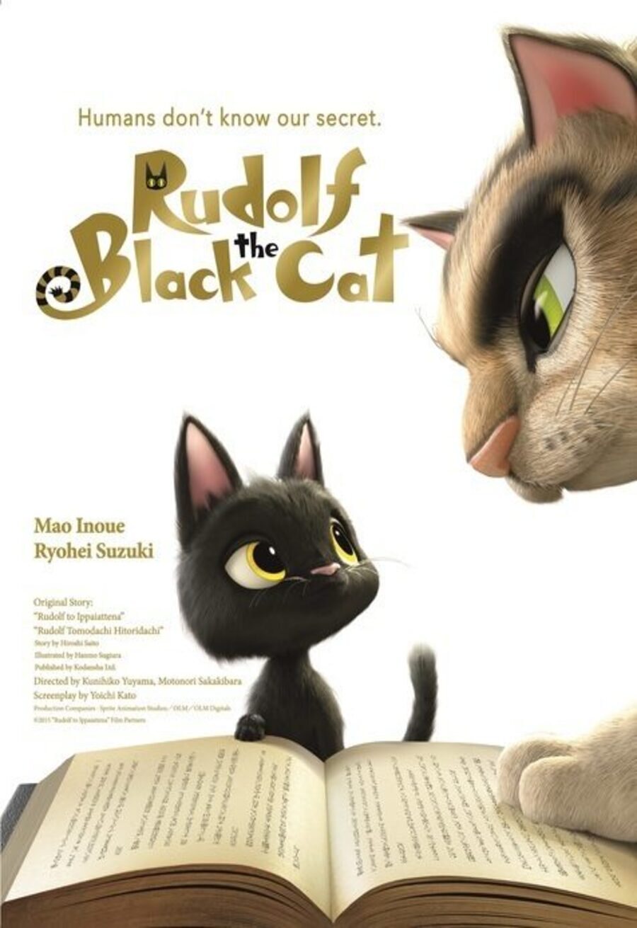 Cartel de Rudolf the Black Cat - Cartel inglés