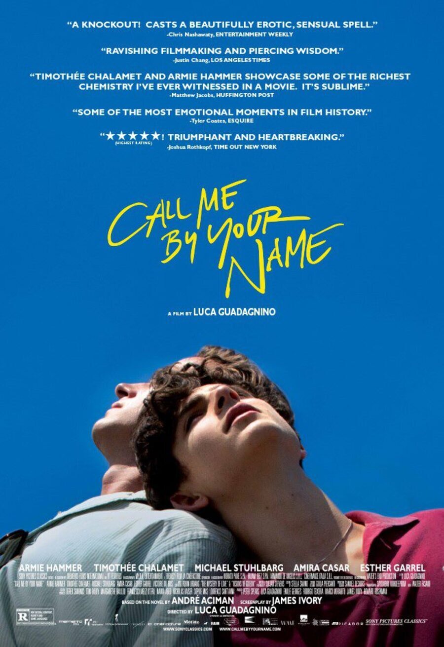 Cartel de Llámame por tu nombre - Póster 'Call Me By Your Name'