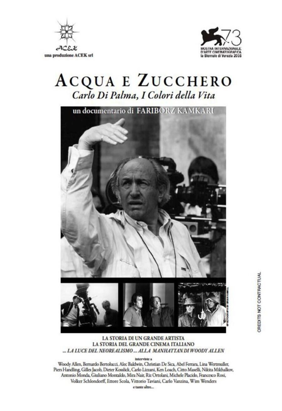 Cartel de Acqua e zucchero: Carlo Di Palma, il colori della vita - Italia #2