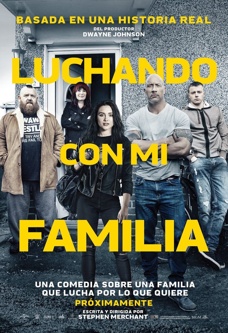 Cartel de Luchando con mi familia - México