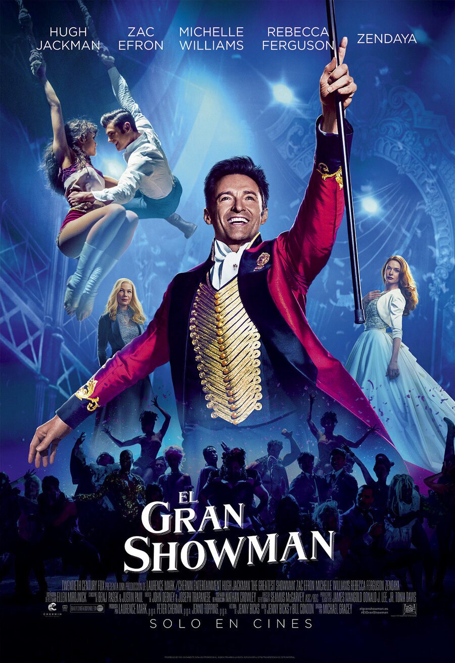 Cartel de The Greatest Showman - España