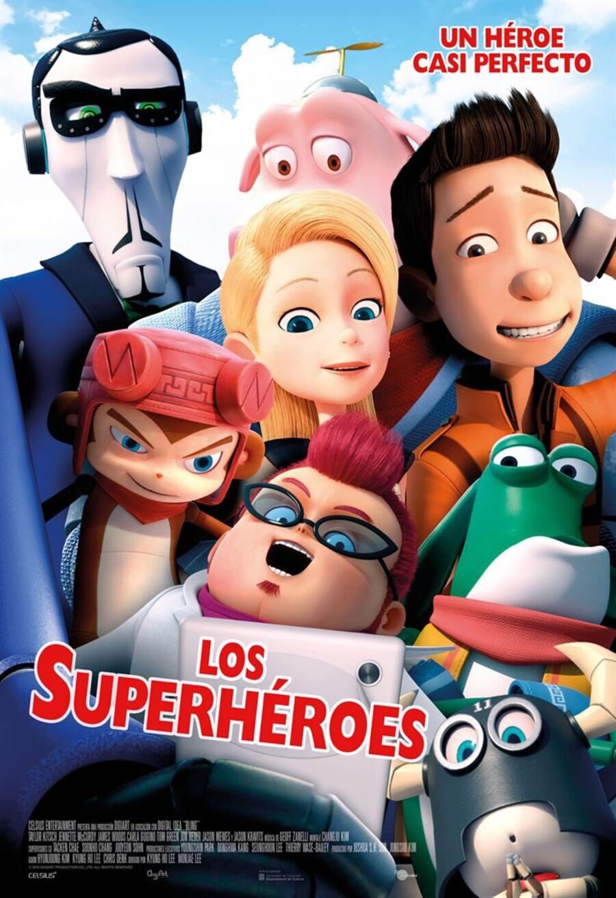 Cartel de Los superhéroes - Cartel oficial español