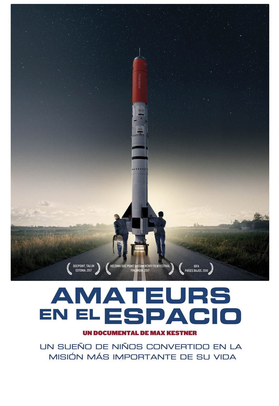 Cartel de Amateurs en el espacio - 