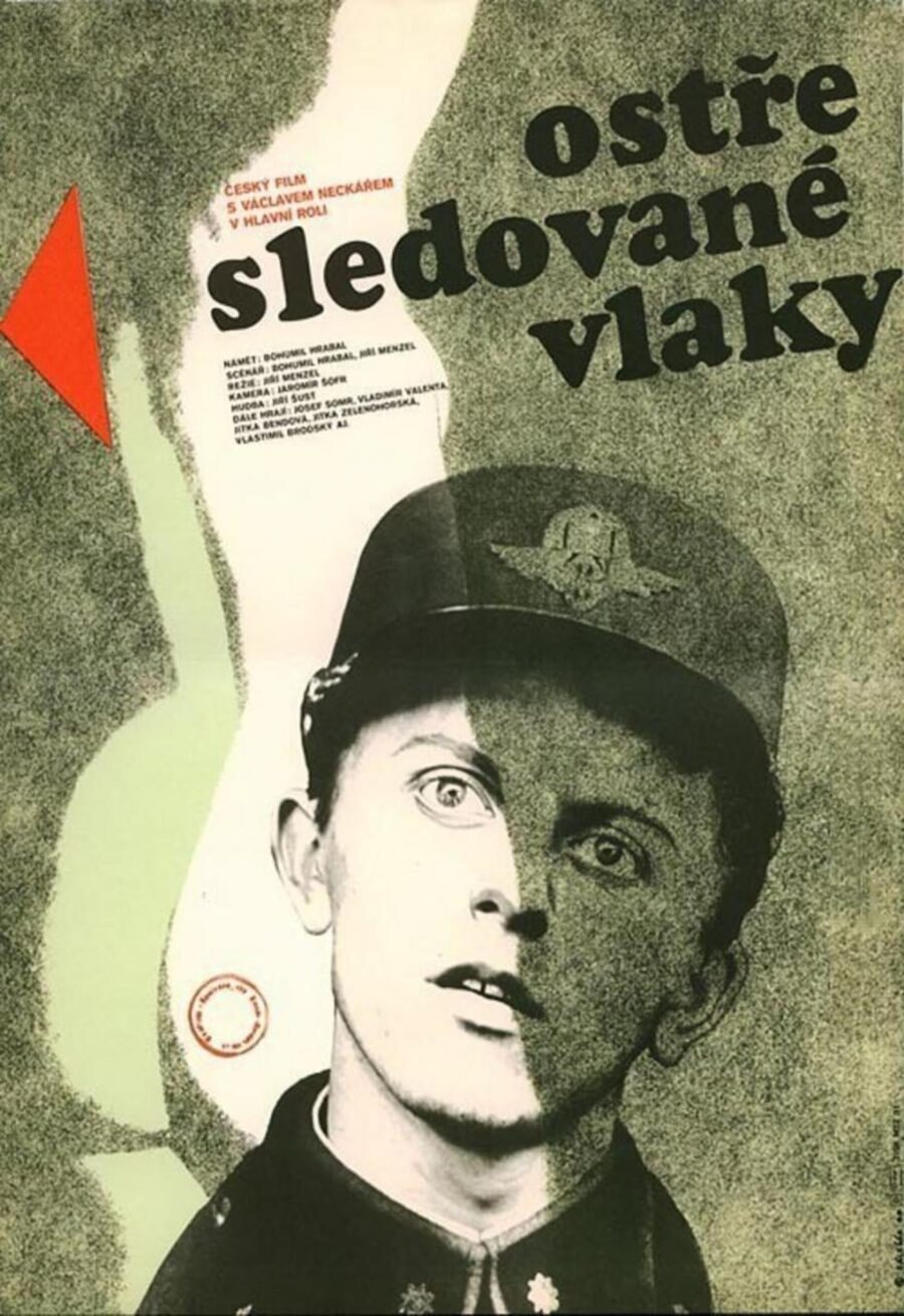 Cartel de Trenes Rigurosamente Vigilados - 'Ostre sledované vlaky' Poster