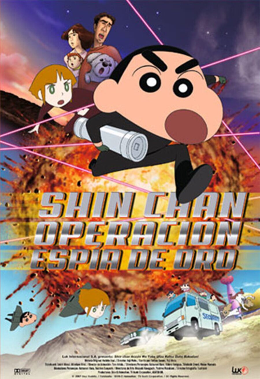 Cartel de Crayon Shin-chan: The Storm Called: Operation Golden Spy - España