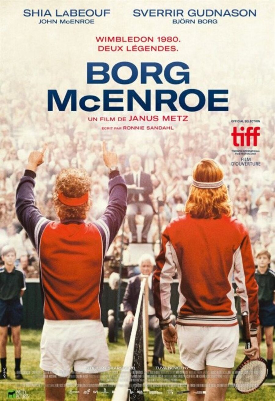 Cartel de Borg vs McEnroe - teaser póster