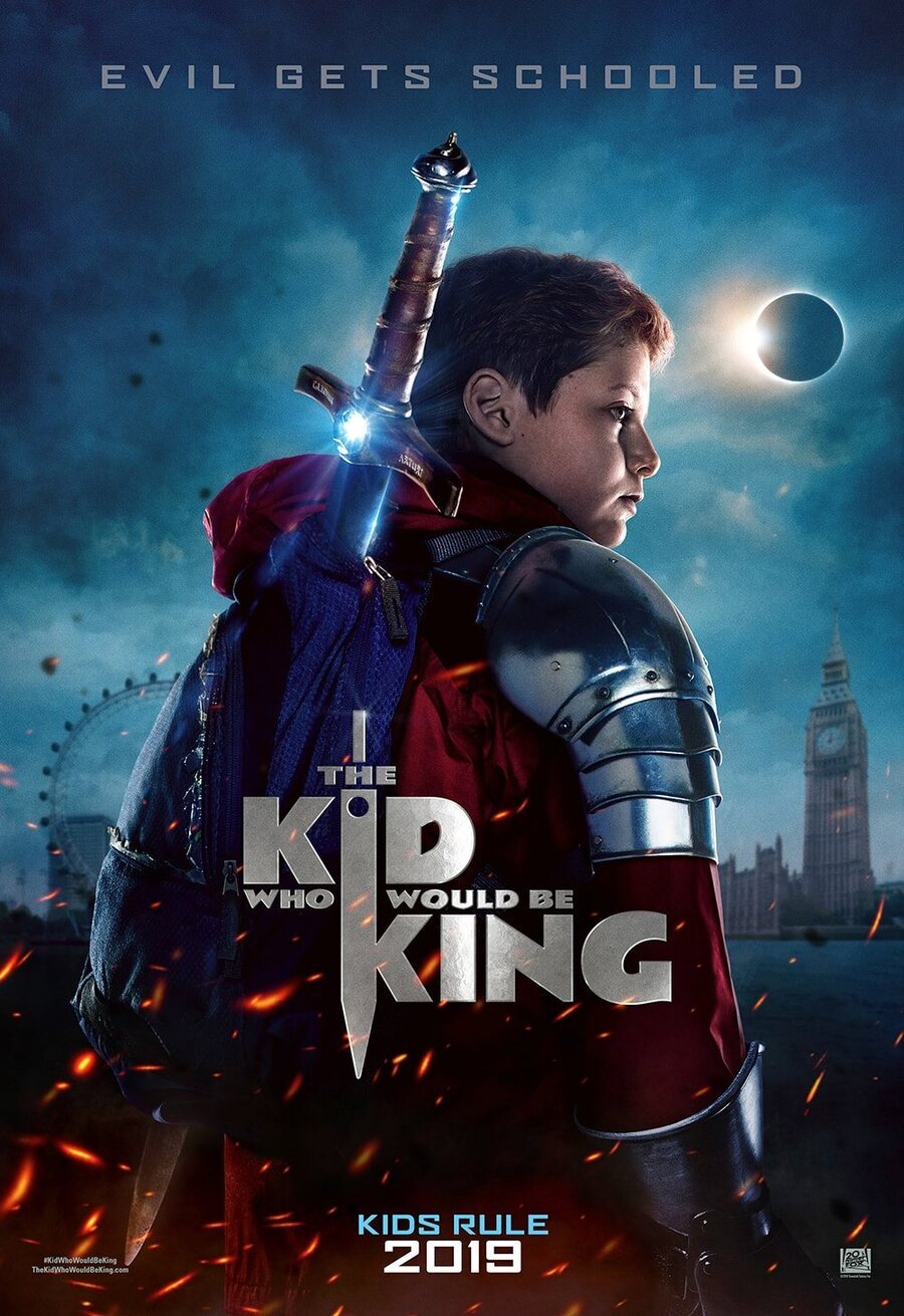 Cartel de Nacido para ser Rey - Poster UK 'The Kid Who Would Be King'