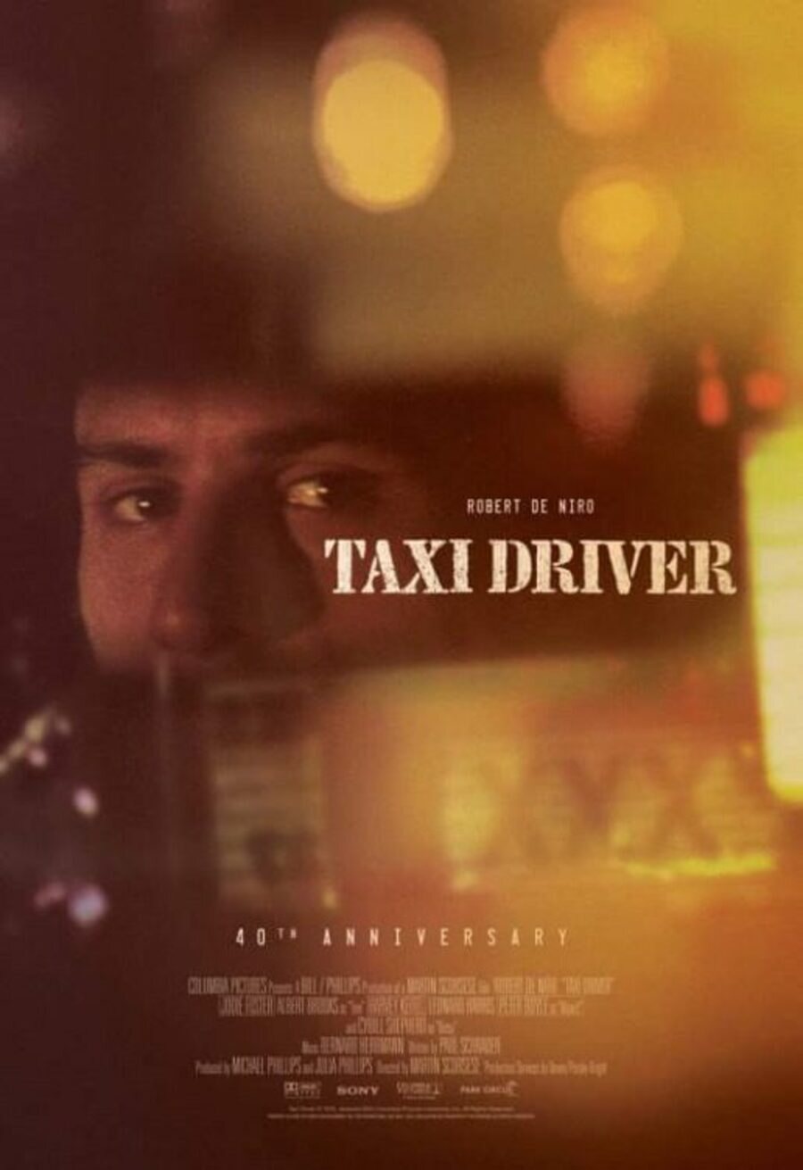 Cartel de Taxi Driver - Estados Unidos #3 (40º aniversario)