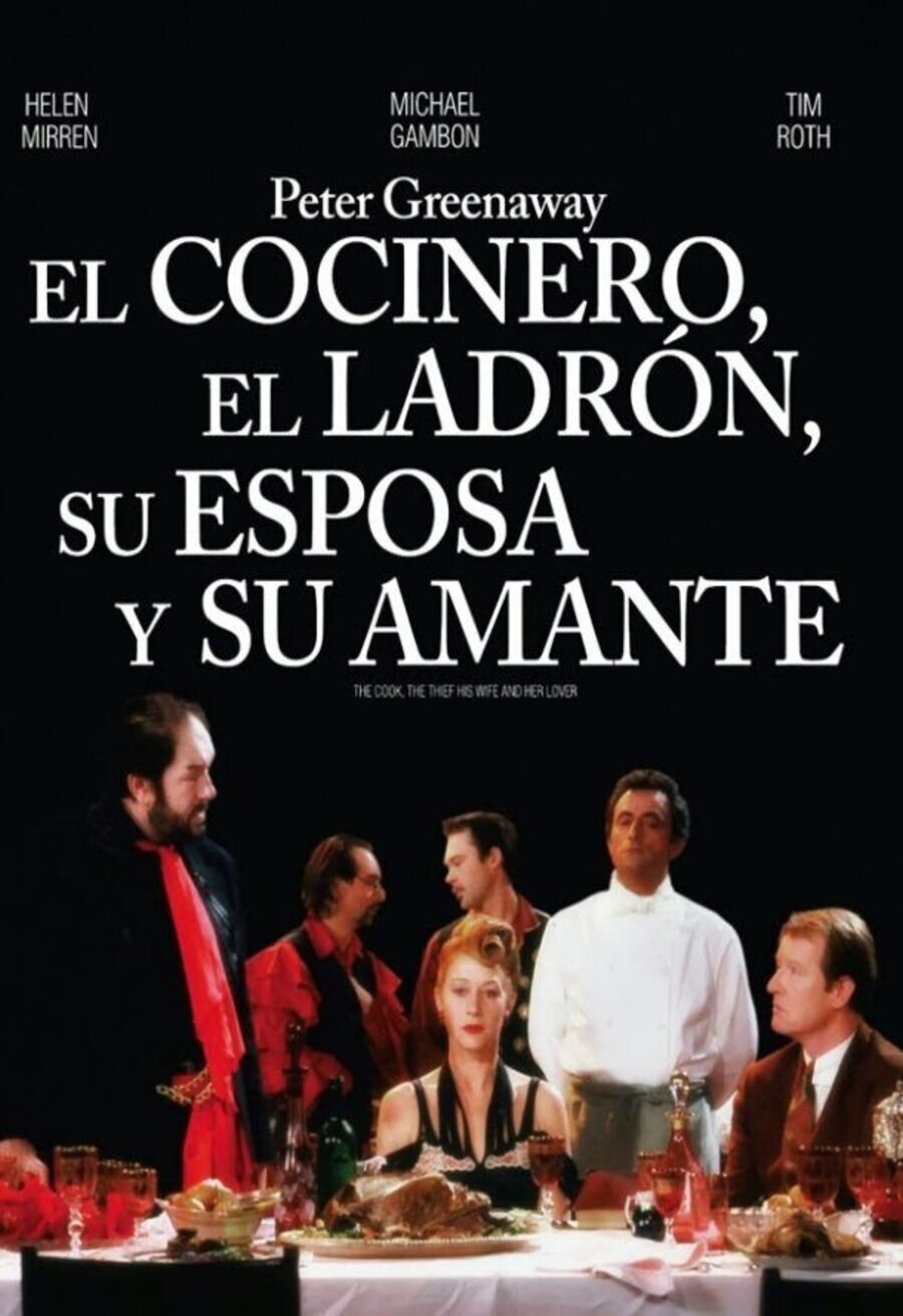 Cartel de El cocinero, el ladrón, su mujer y su amante - Póster 'El cocinero, el ladrón, su esposa y su amante'