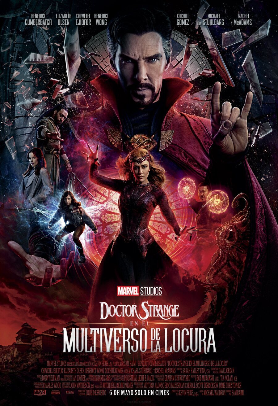 Cartel de Doctor Strange en el multiverso de la locura - España 2