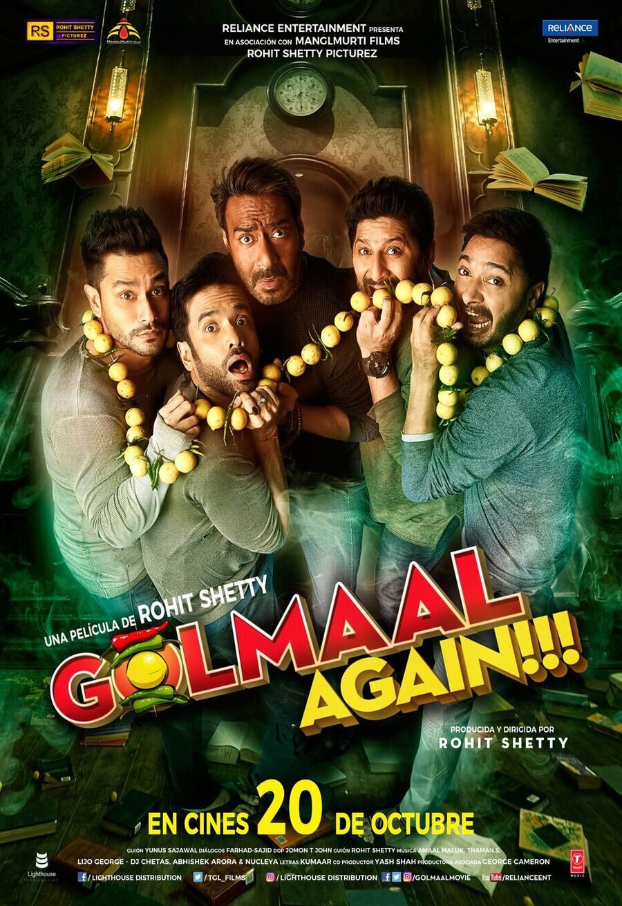 Cartel de Golmaal Again - Cartel España