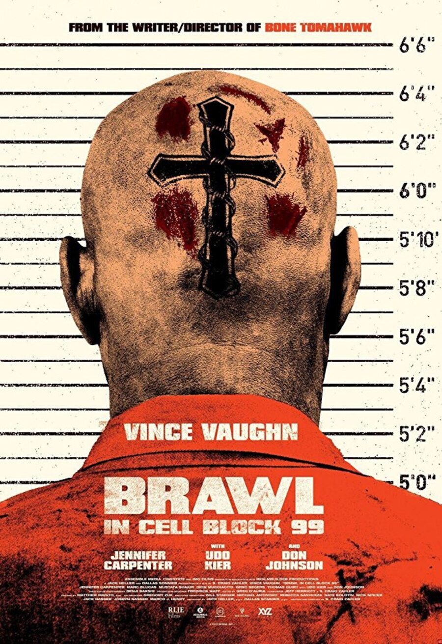 Cartel de Brawl In Cell Block 99 - Reino Unido