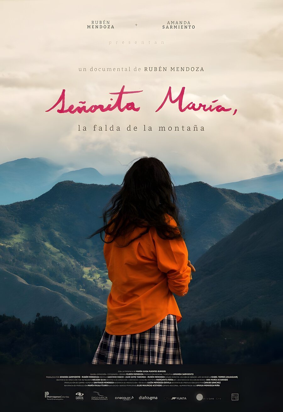 Cartel de Señorita María, la falda de la montaña - Colombia