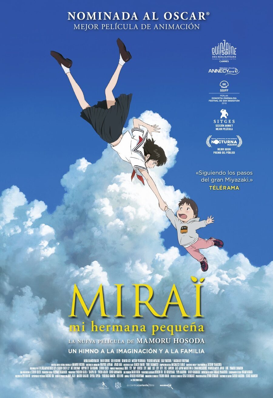 Cartel de Mirai - Póster español