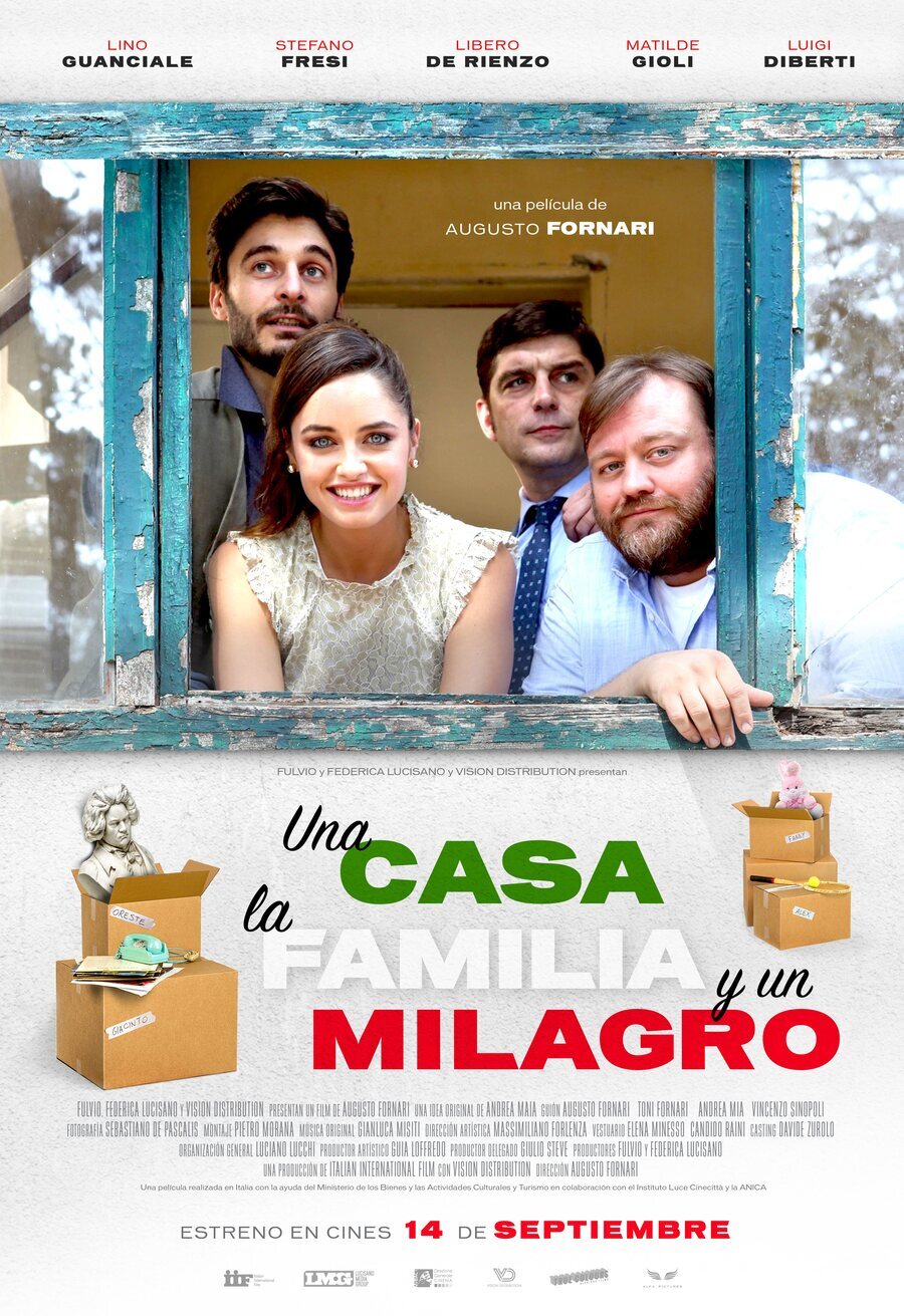 Cartel de La casa di famiglia - Una casa, la familia y un milagro