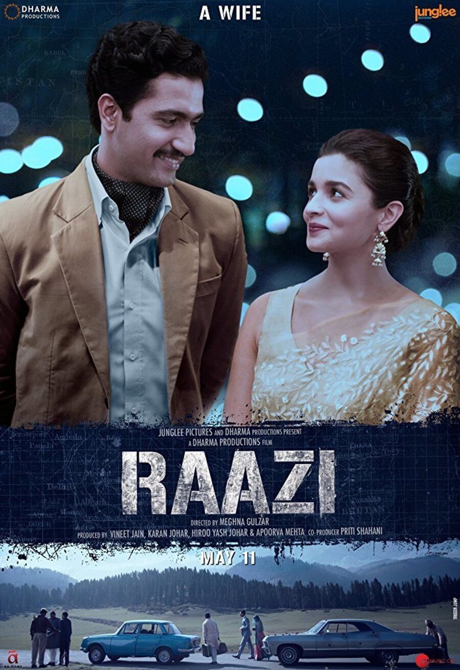 Cartel de Raazi - póster UK