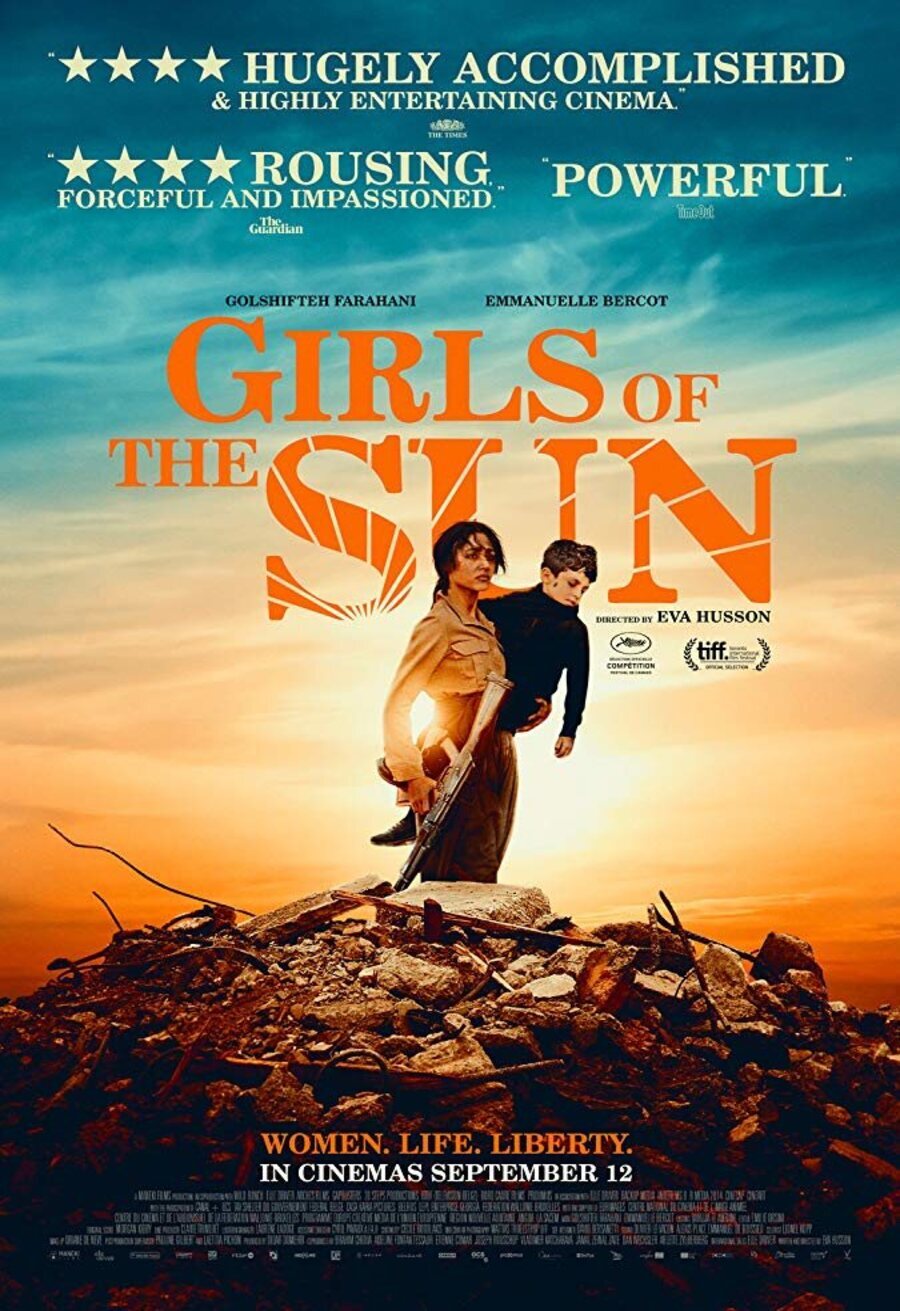 Cartel de Girls Of The Sun - Cartel inglés 'Las chicas del sol'