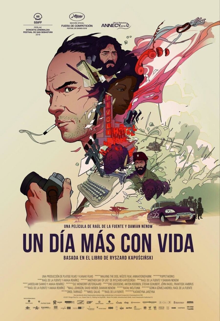 Cartel de Un día más con vida - 