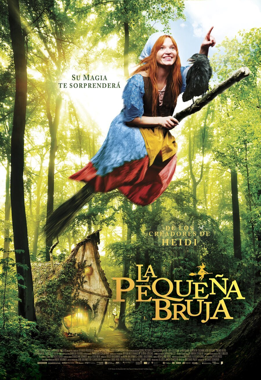 Cartel de La Pequeña Brujita - Español