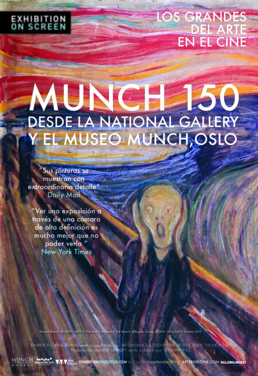 Cartel de Exhibition on Screen: Munch 150 - Munch 150