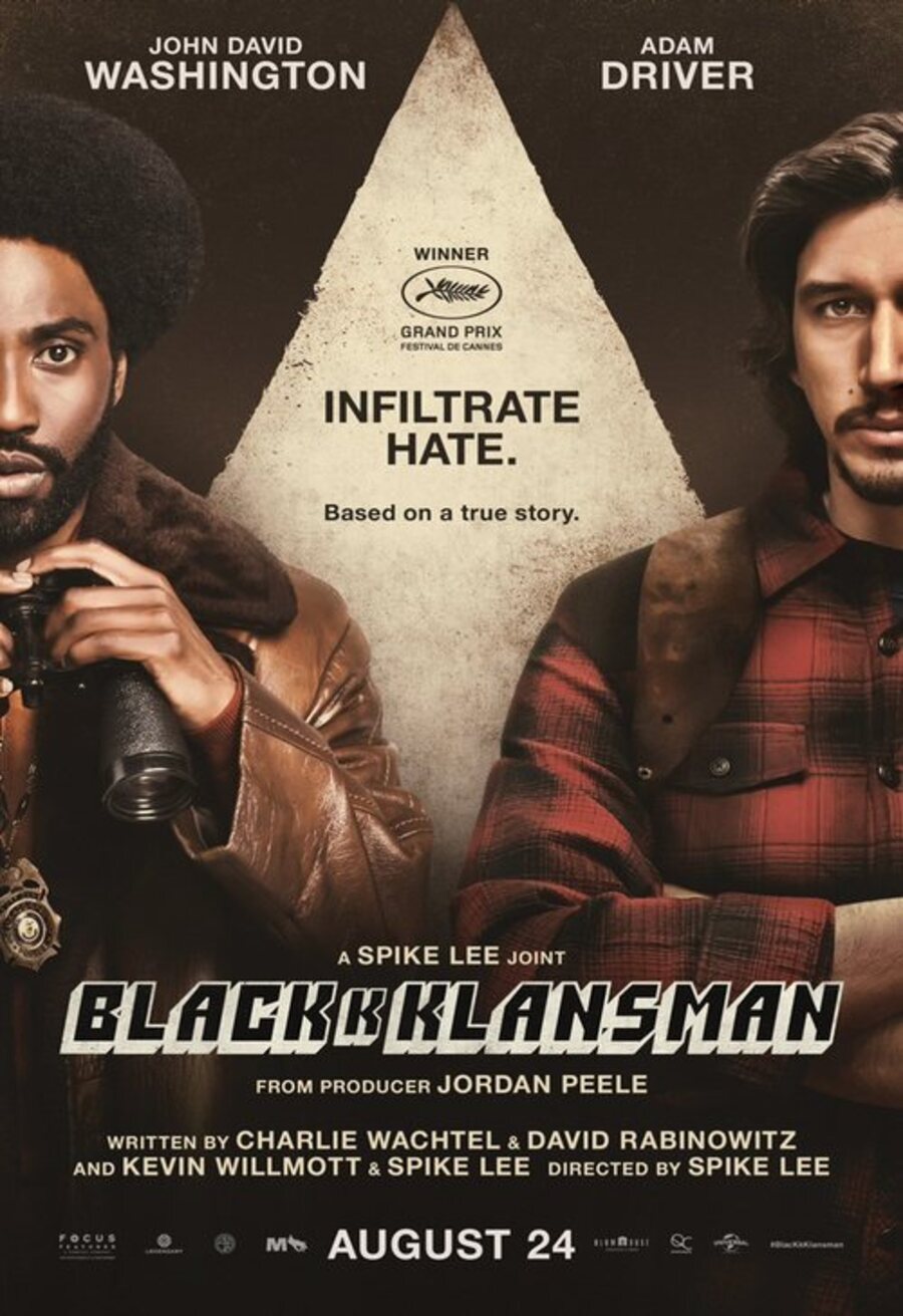 Cartel de El infiltrado del KKKlan - Poster BlacKkKlansman