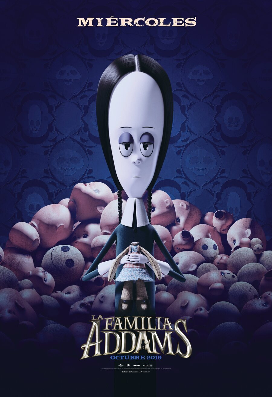 Cartel de Los locos Addams - Miércoles