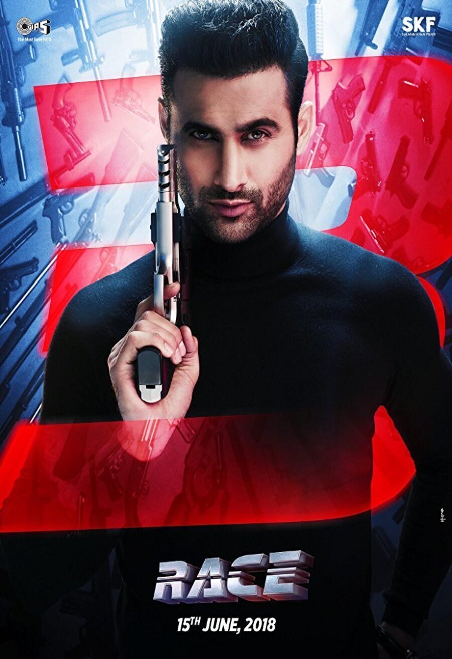 Cartel de Race 3 - cartel Freddy Daruwala