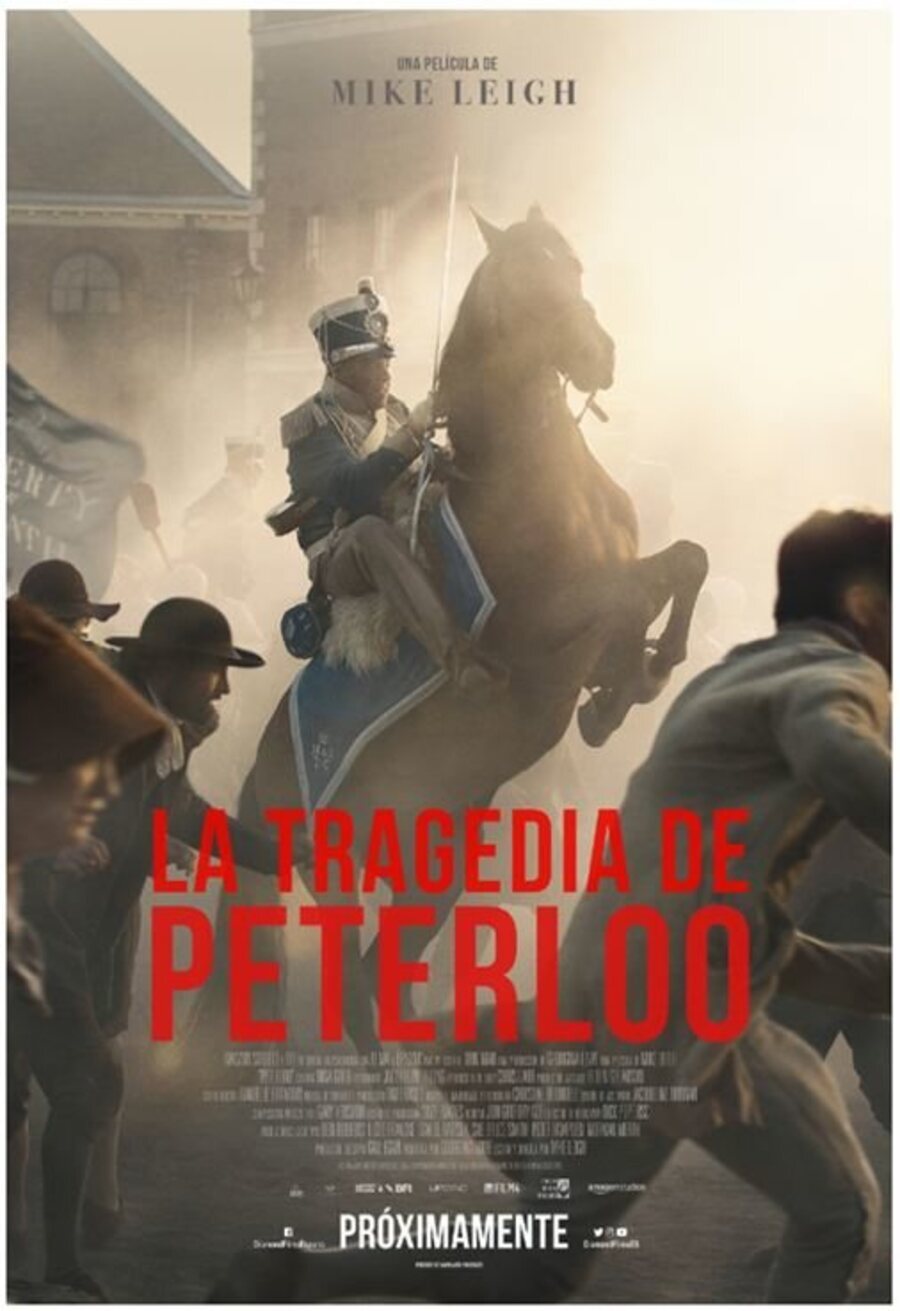 Cartel de La tragedia de Peterloo - La tragedia de Peterloo