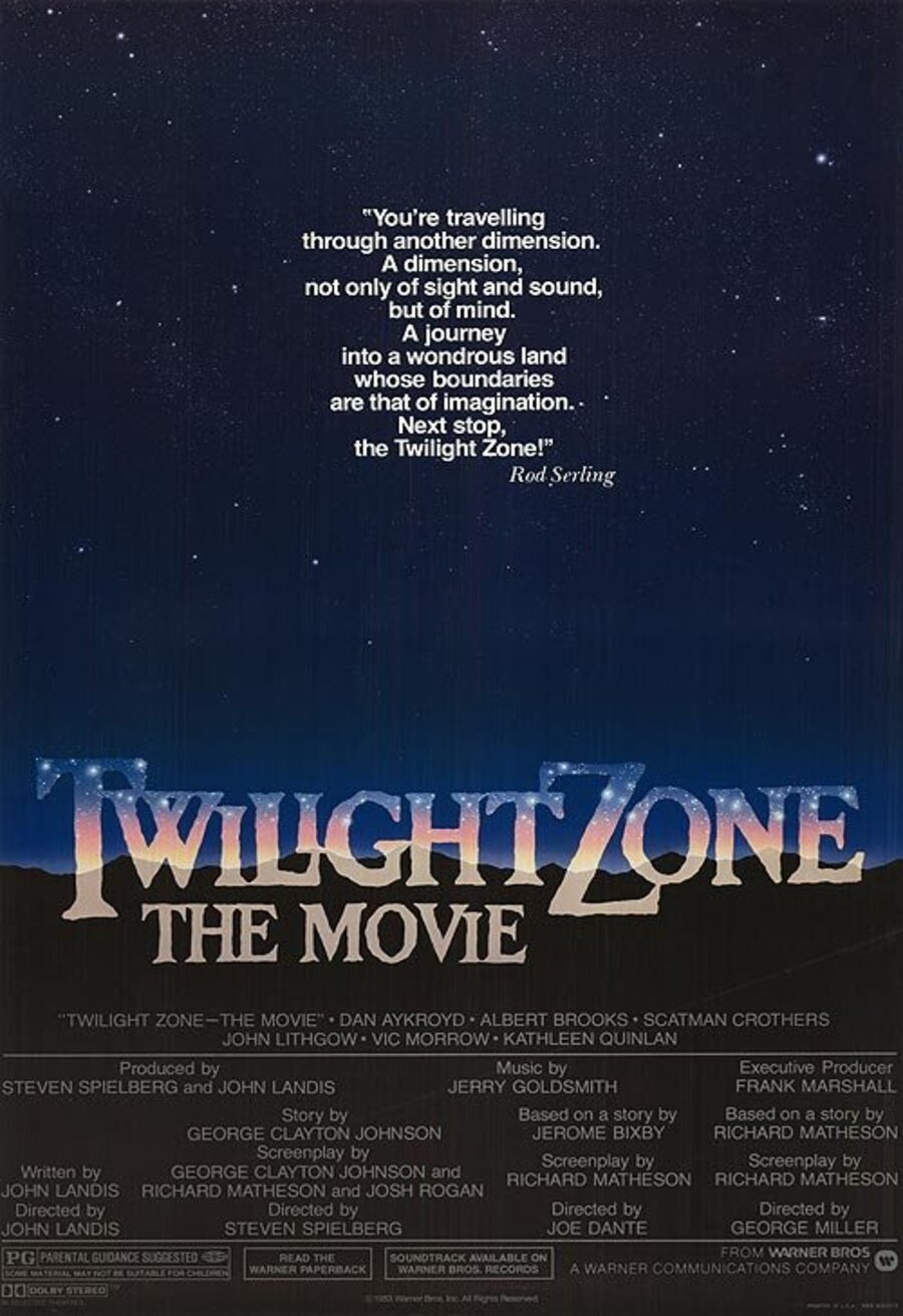 Cartel de Al filo de la realidad - Póster 'Twilight Zone: The Movie'