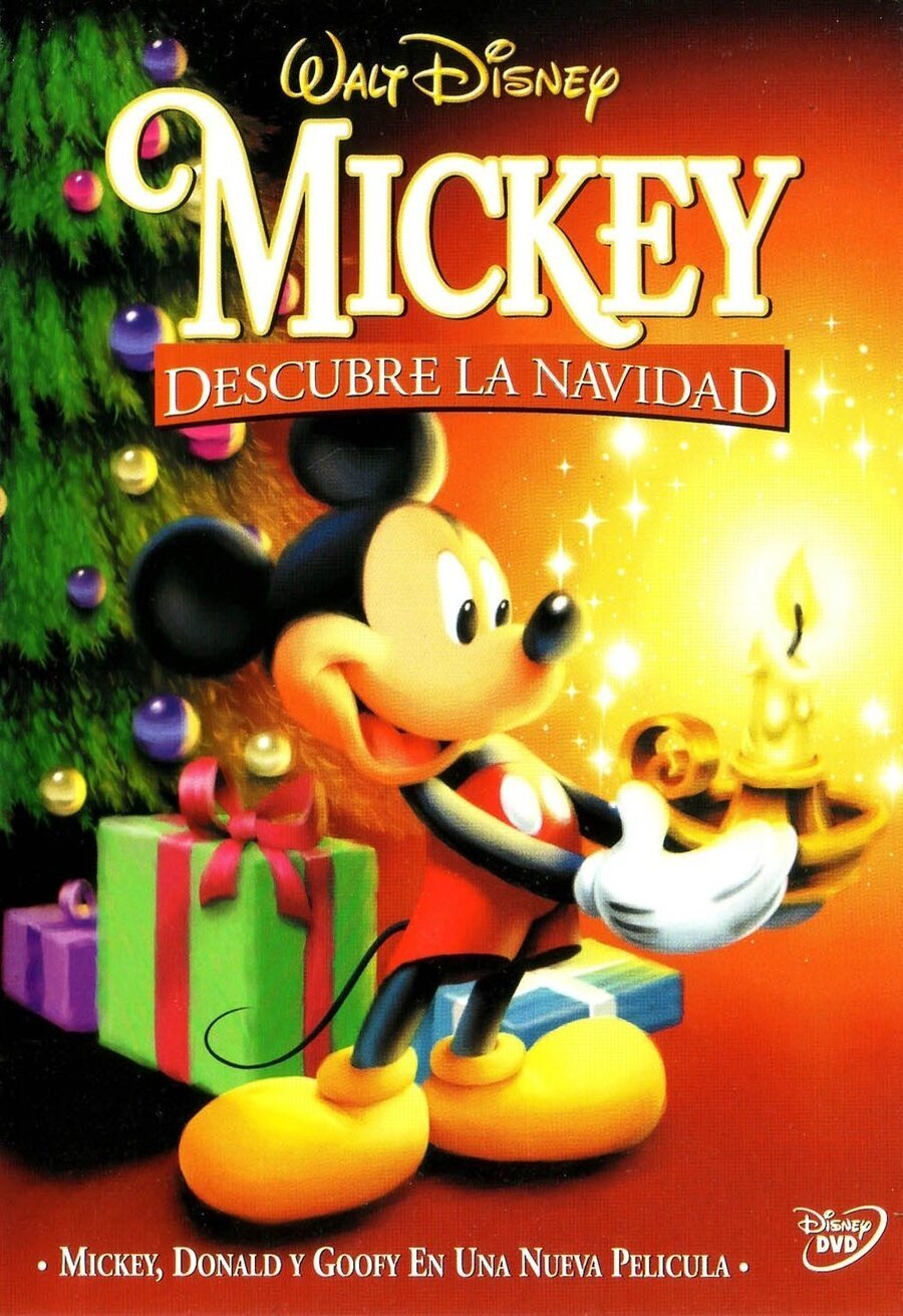 Cartel de Mickey celebra la Navidad - España