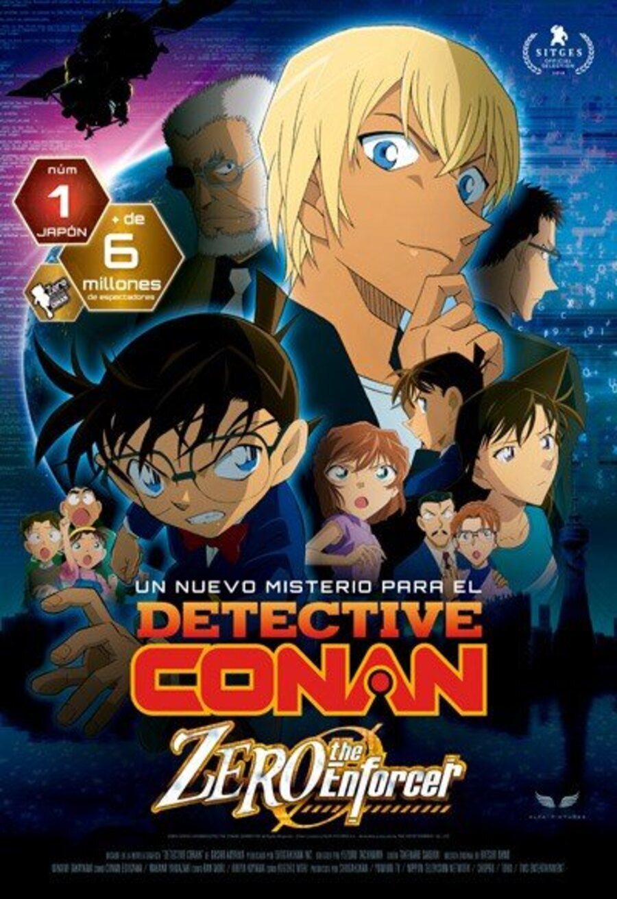 Cartel de Detective Conan: Zero the Enforcer - Póster español 'Detective Conan: El caso Zero'