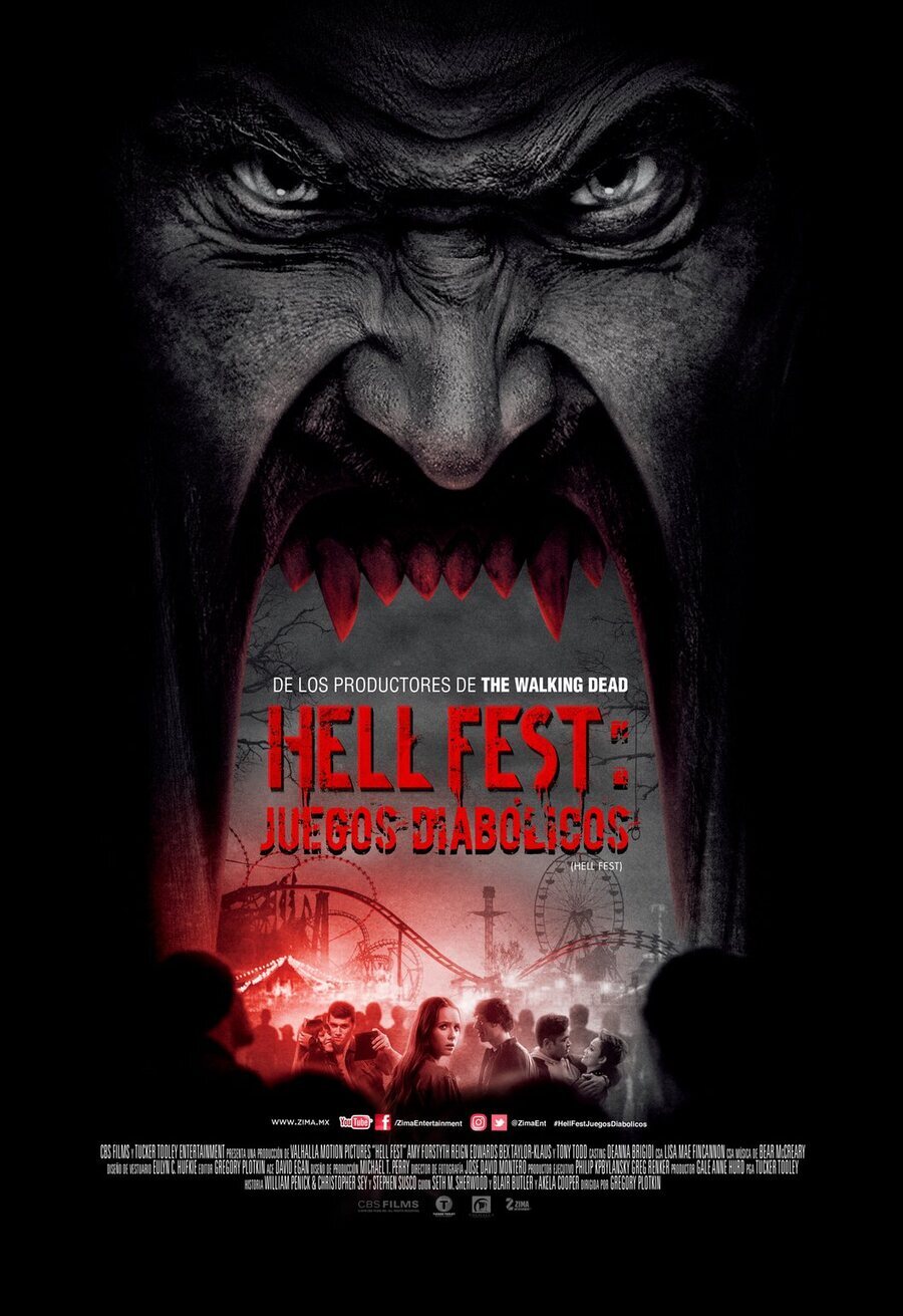 Cartel de Hell Fest: Juegos diabólicos - Póster México