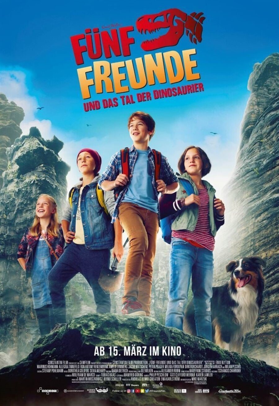 Cartel de The Famous Five and the Valley of Dinosaurs - Alemania