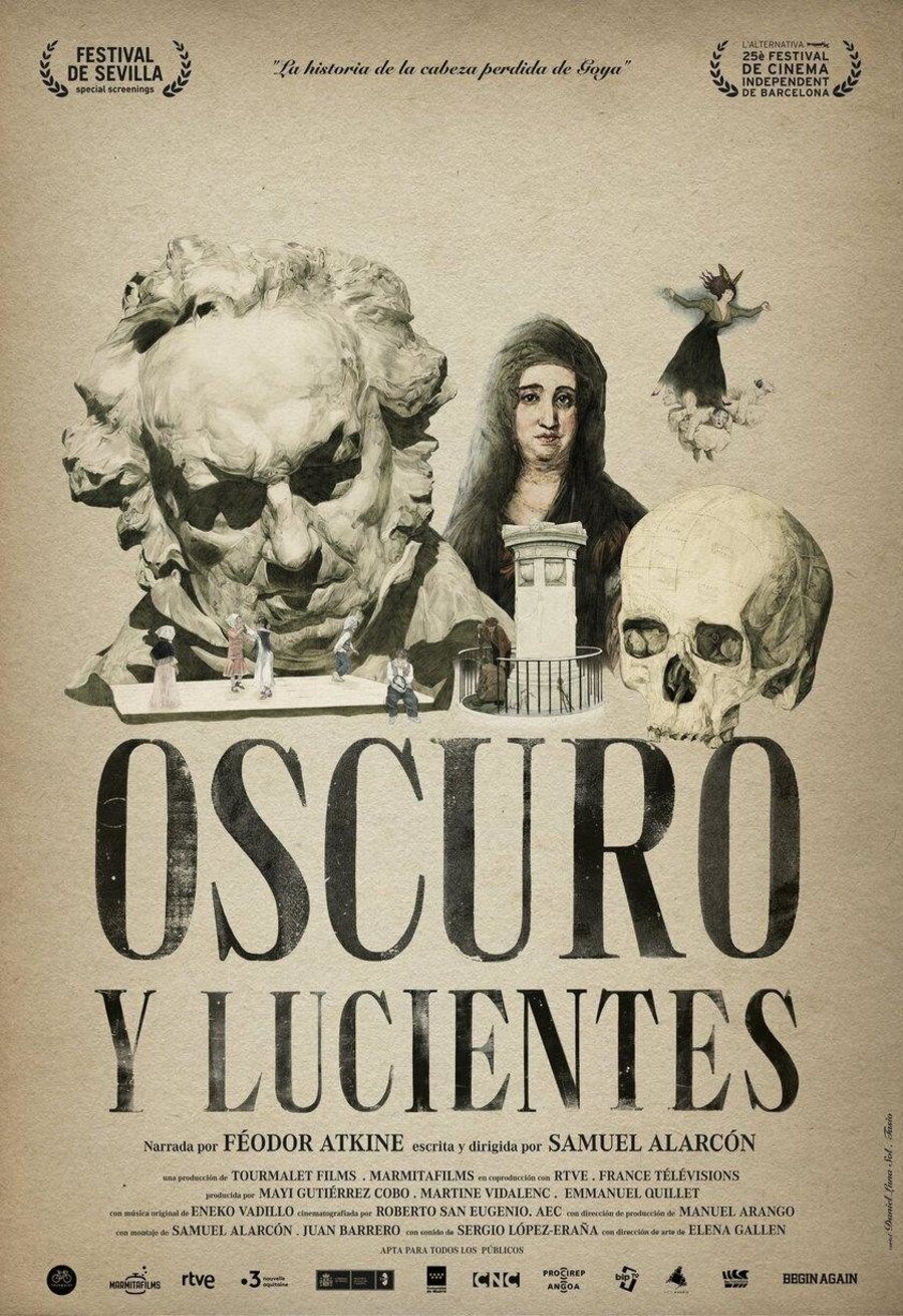 Cartel de Oscuro y Lucientes - Oscuro y lucientes