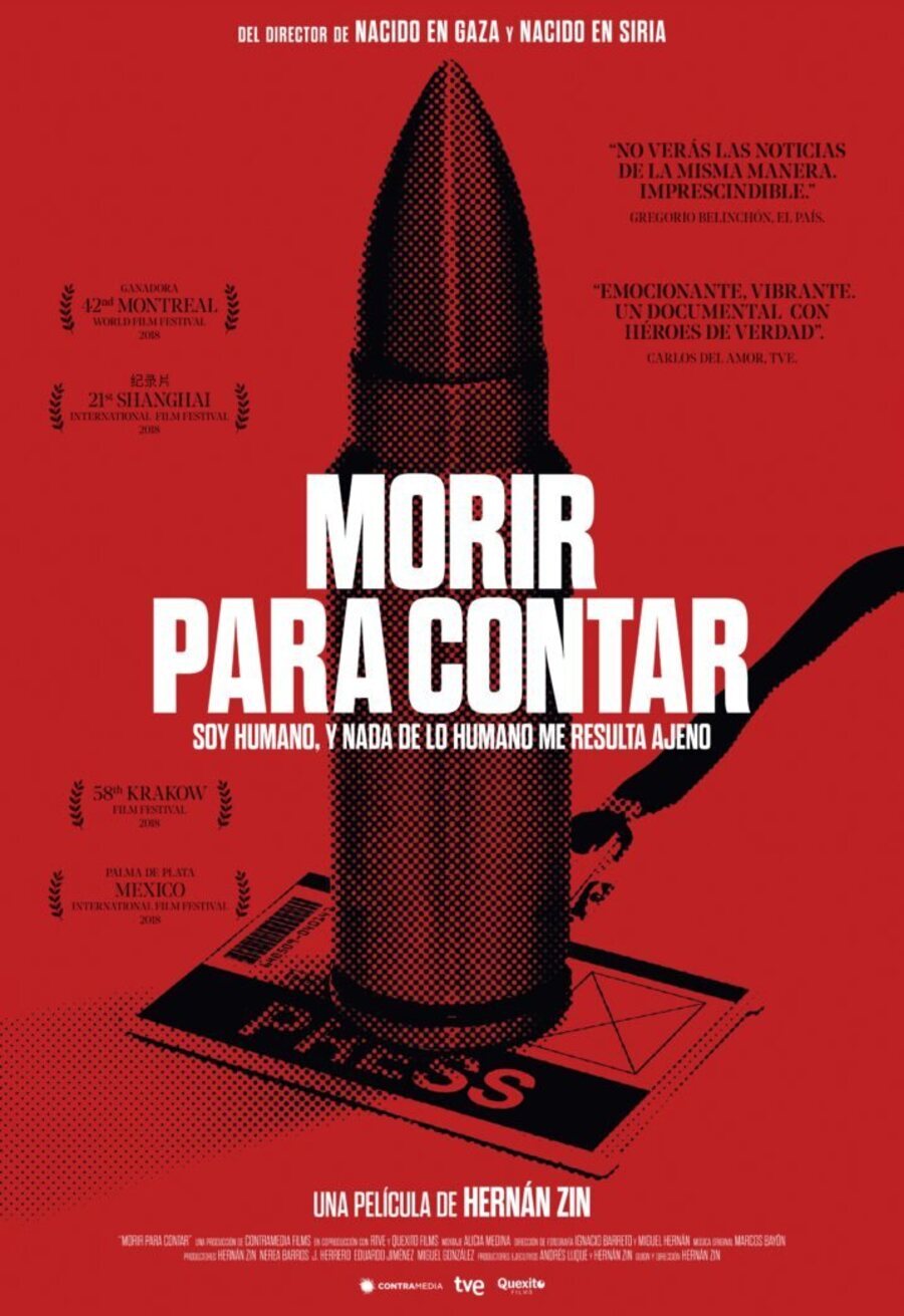 Cartel de Morir para contar - España