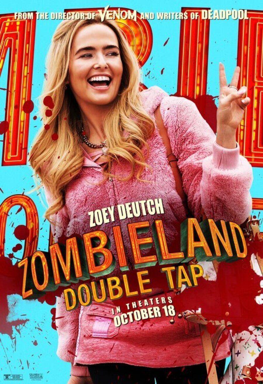 Cartel de Zombieland 2: Tiro de gracia - Zoey Dutch