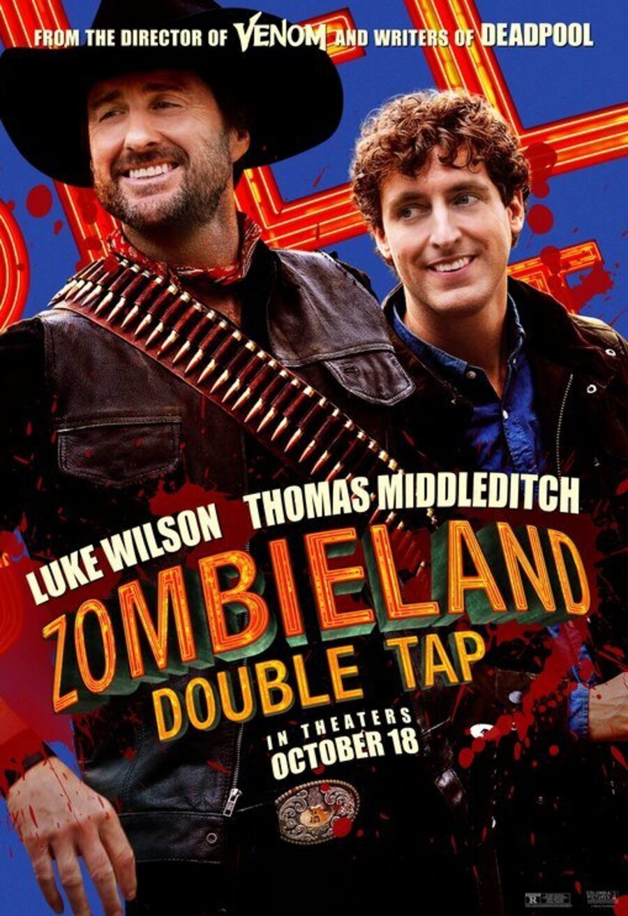 Cartel de Zombieland 2: Tiro de gracia - Luke Wilson y Thomas Middleditch