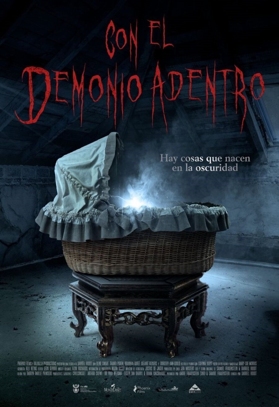 Cartel de Con el demonio adentro - Con el demonio adentro