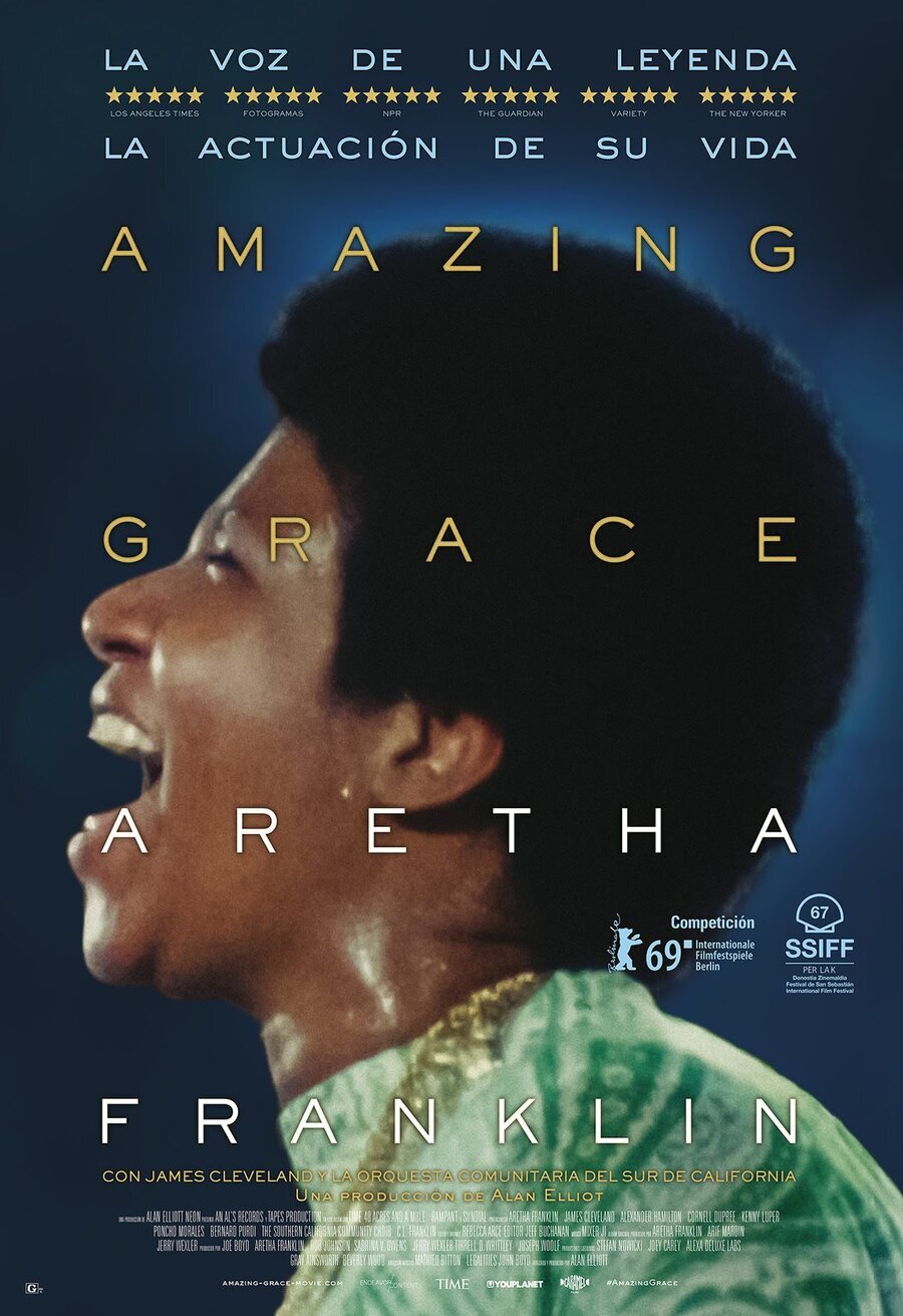 Cartel de Amazing Grace - Cartel español 'Amazing Grace'