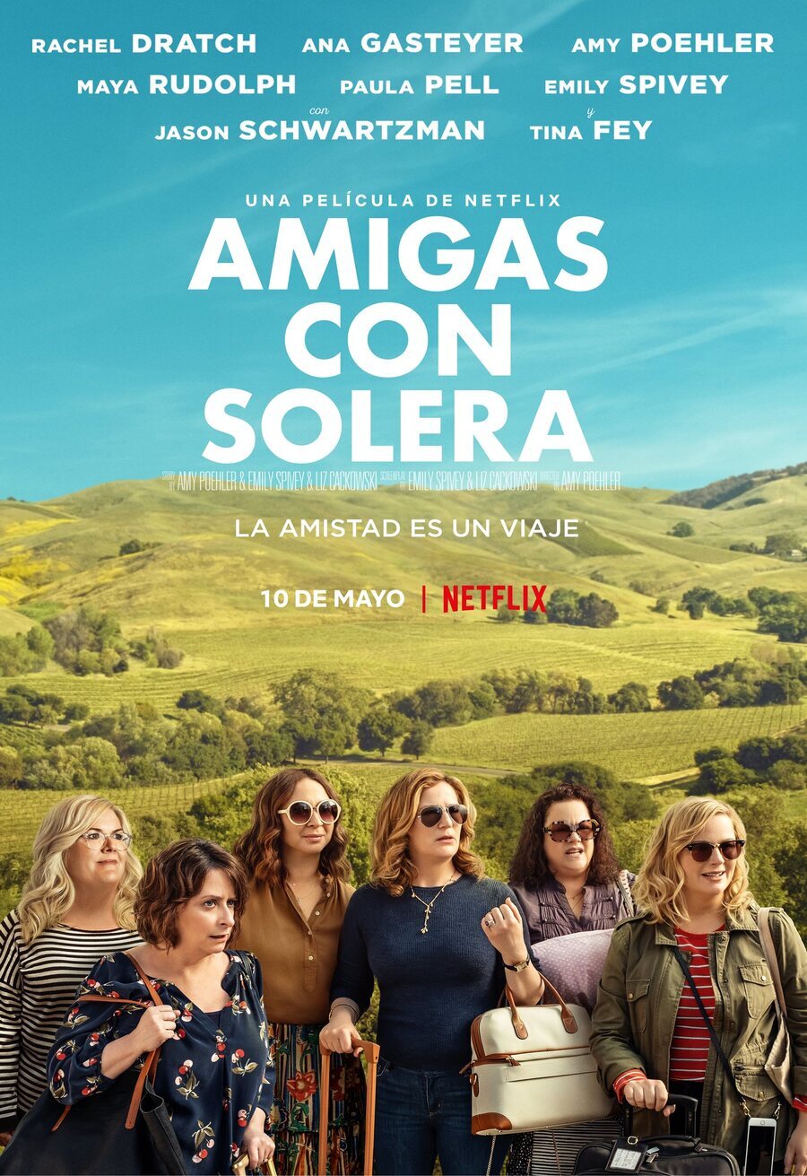 Cartel de Entre vino y vinagre - Cartel 'Amigas con solera'