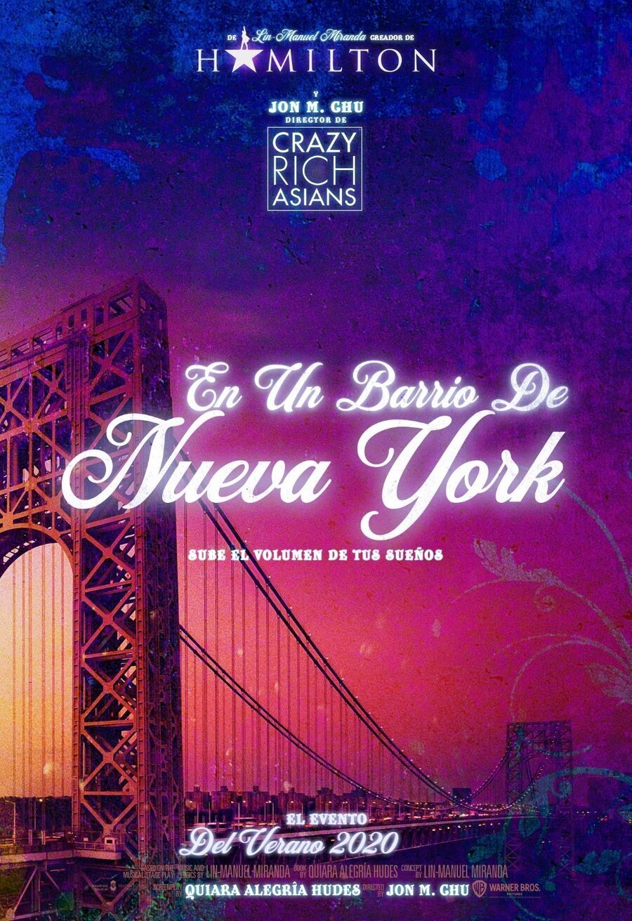 Cartel de En El Barrio - Póster español 'En un barrio de Nueva York'