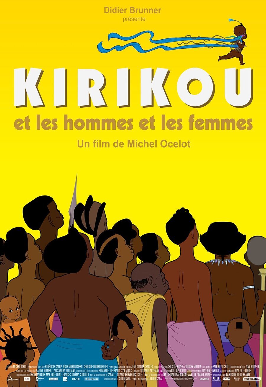 Cartel de Kirikou y los hombres y las mujeres - Francia