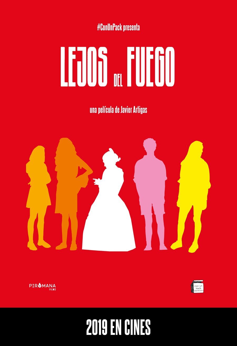 Cartel de Lejos del fuego - Teaser