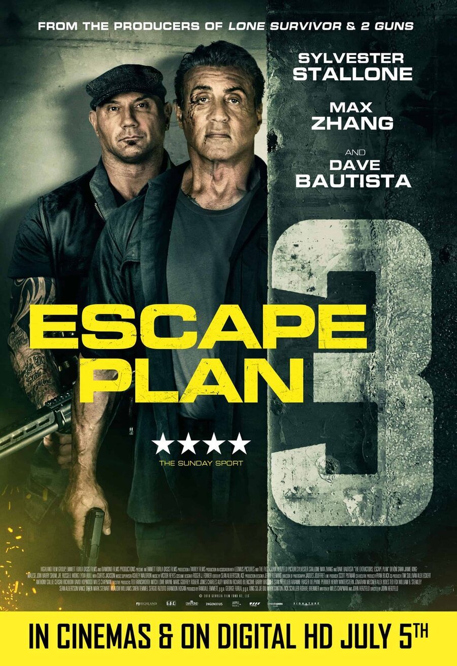 Cartel de Escape Plan: The Extractors - ESCAPE PLAN 3