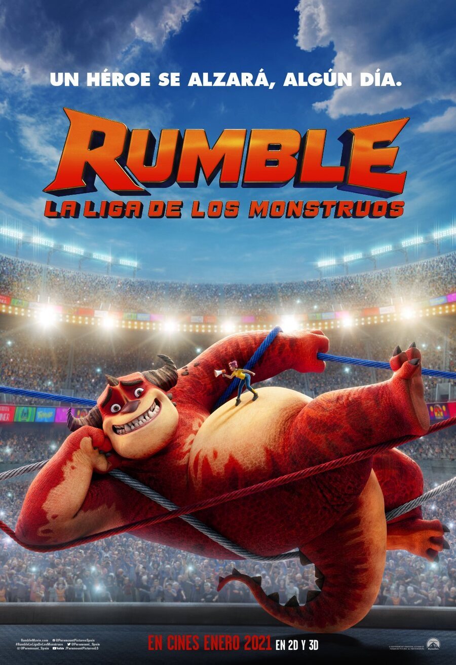 Cartel de Rumble - Teaser póster España