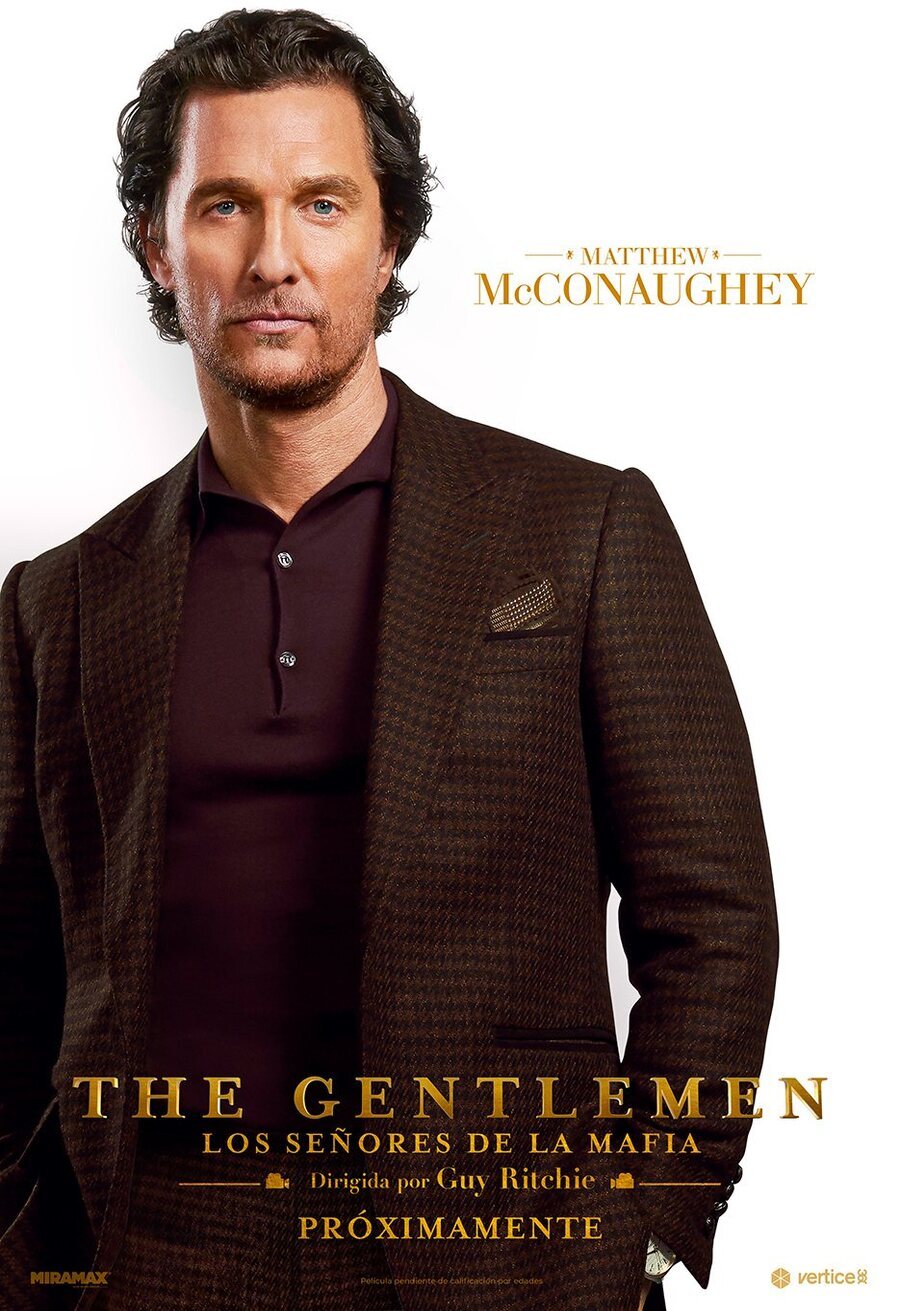 Cartel de Los Caballeros (The Gentlemen) - Póster Matthew McConaughey